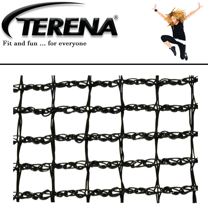 Terena Sicherheitsnetz Ersatznetz für Trampolin 305 cm 6 Stangen