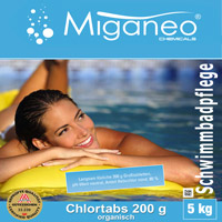 Miganeo Chlortabs 200g organisch Langzeit Chlortabletten 5 kg